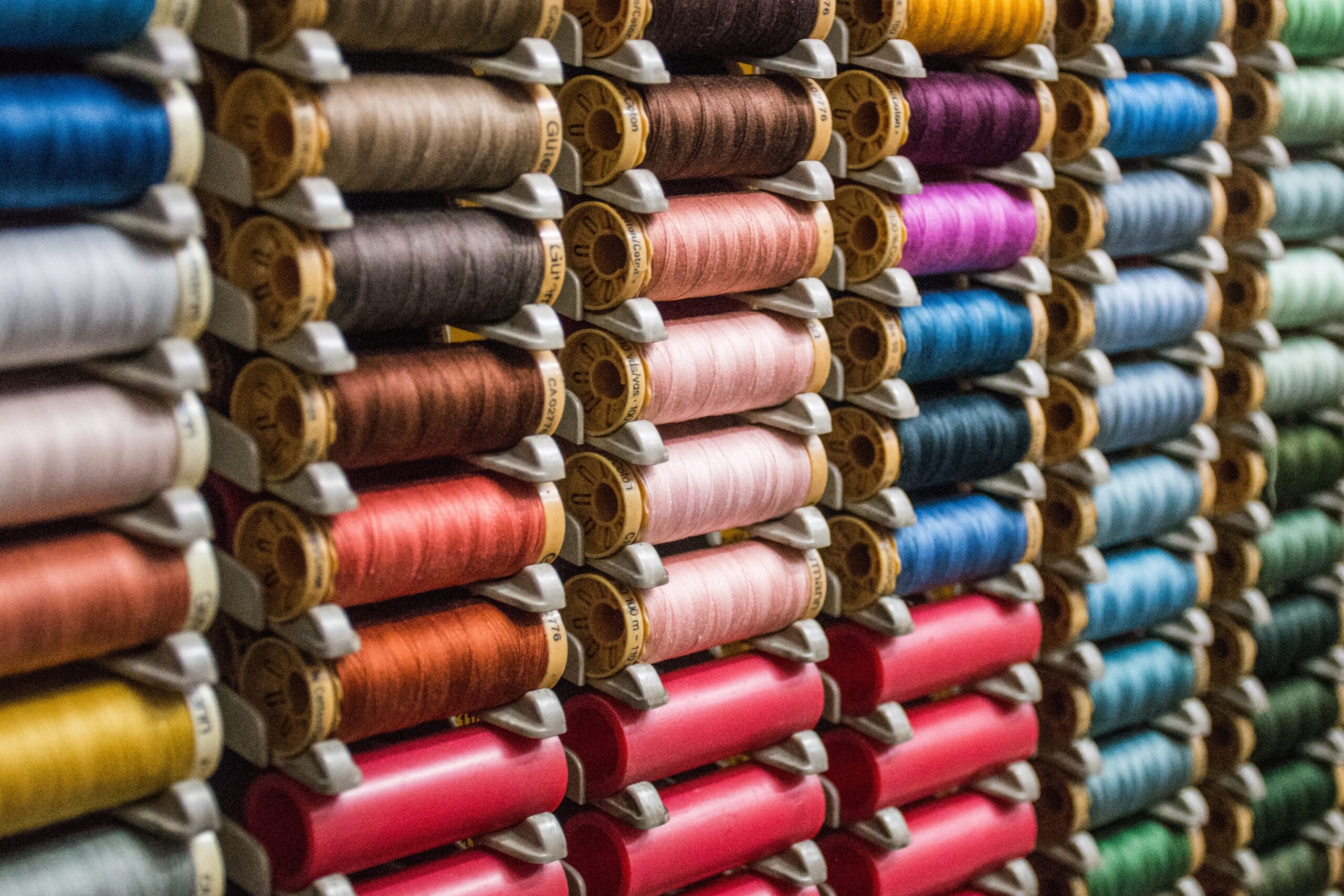Thread Rolls in a Variety of Colors
